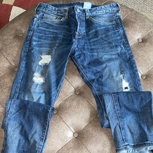 & Denim men’s Dark blue denim jeans